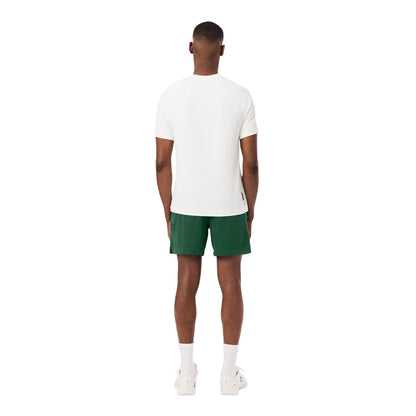 Green - Back - Lacoste Mens Tech Performance Tennis Shorts