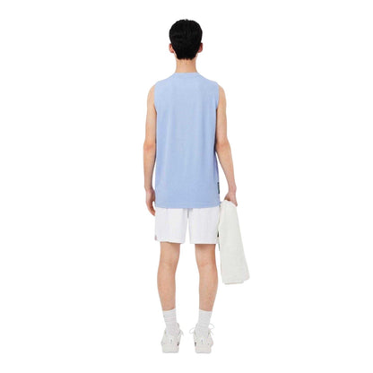 White - Back - Lacoste Mens Tech Performance Tennis Shorts
