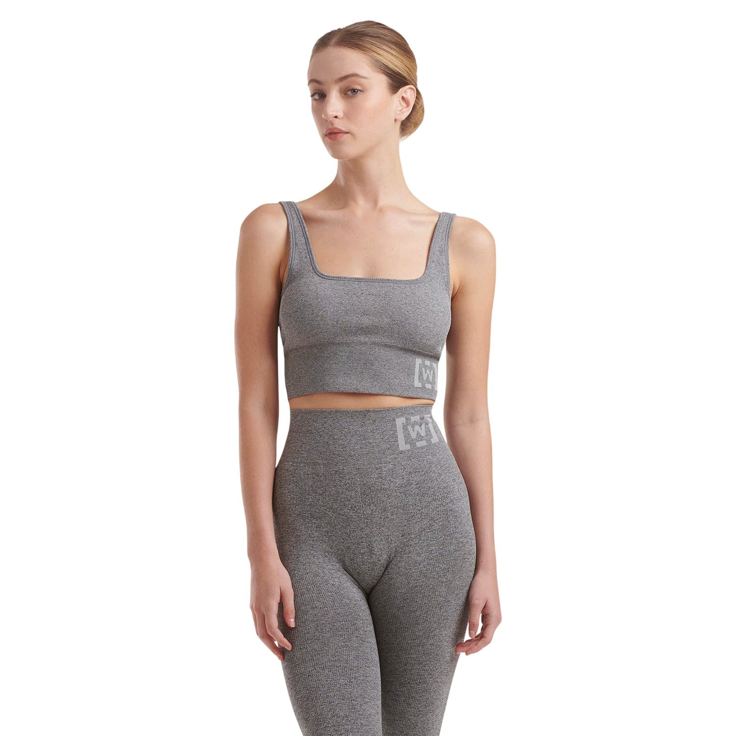 Grey - Lifestyle - Wolford Womens-Ladies Athletic Sports Bra