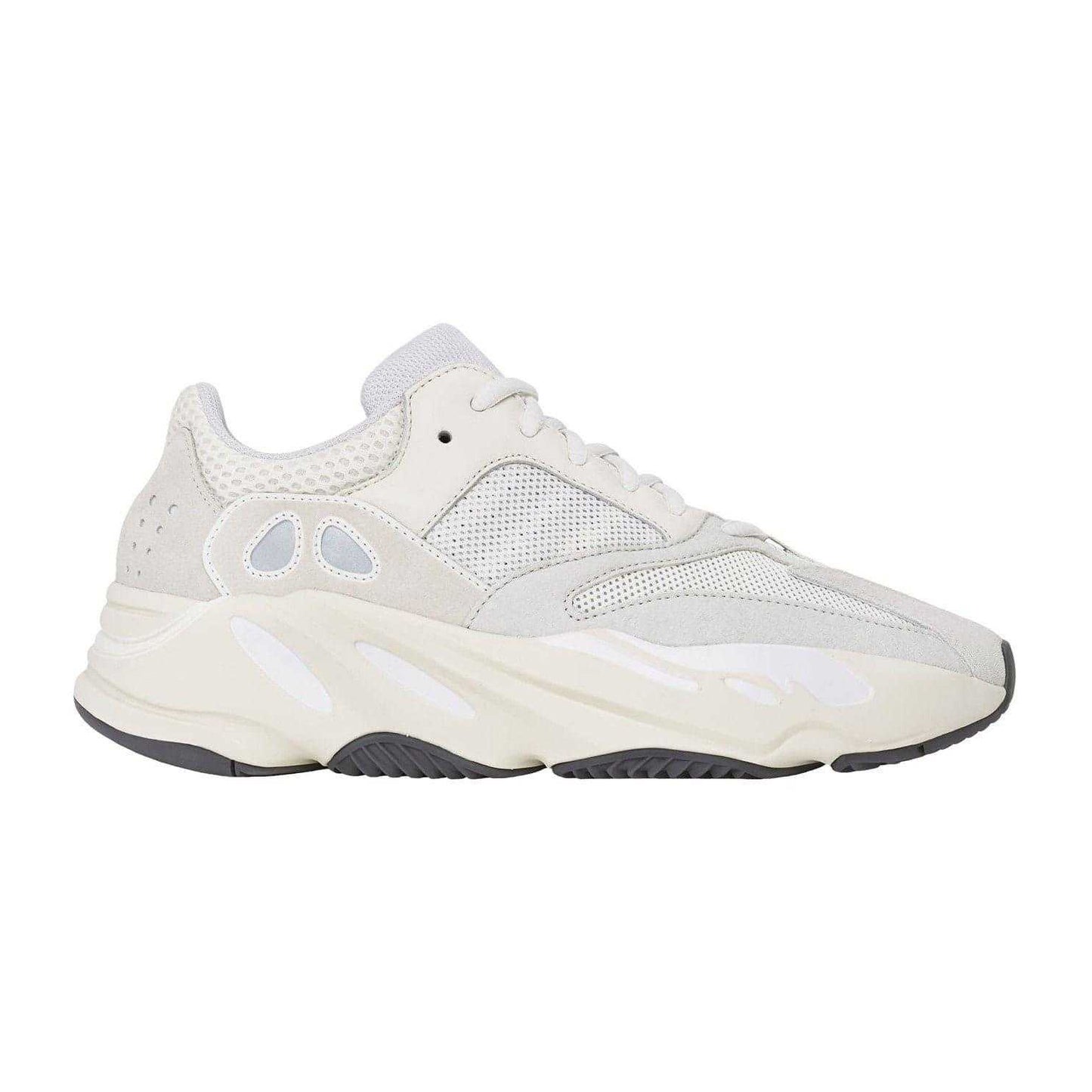 White - Front - Yeezy Childrens-Kids Boost 700 Leather Trainers