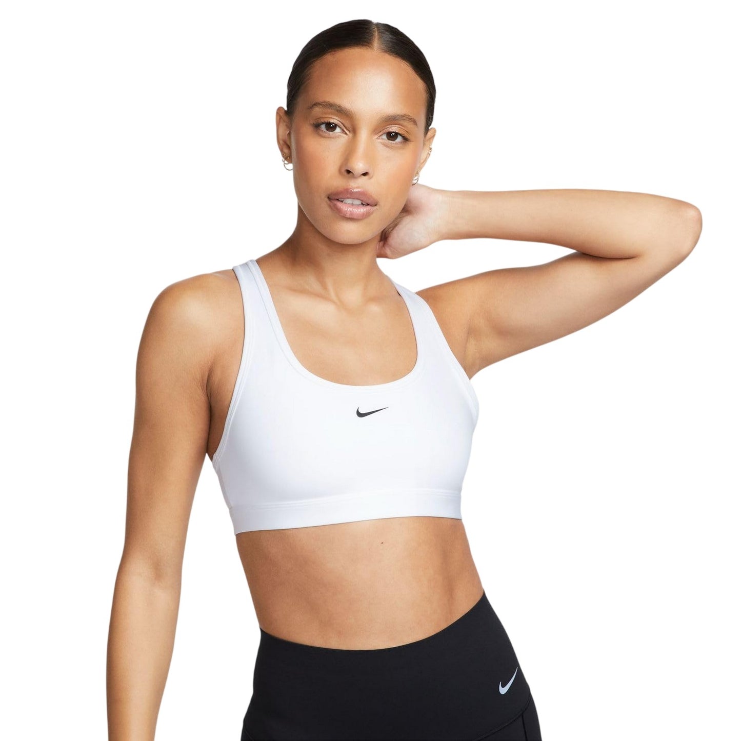 White - Side - Nike Womens-Ladies Sports Bra