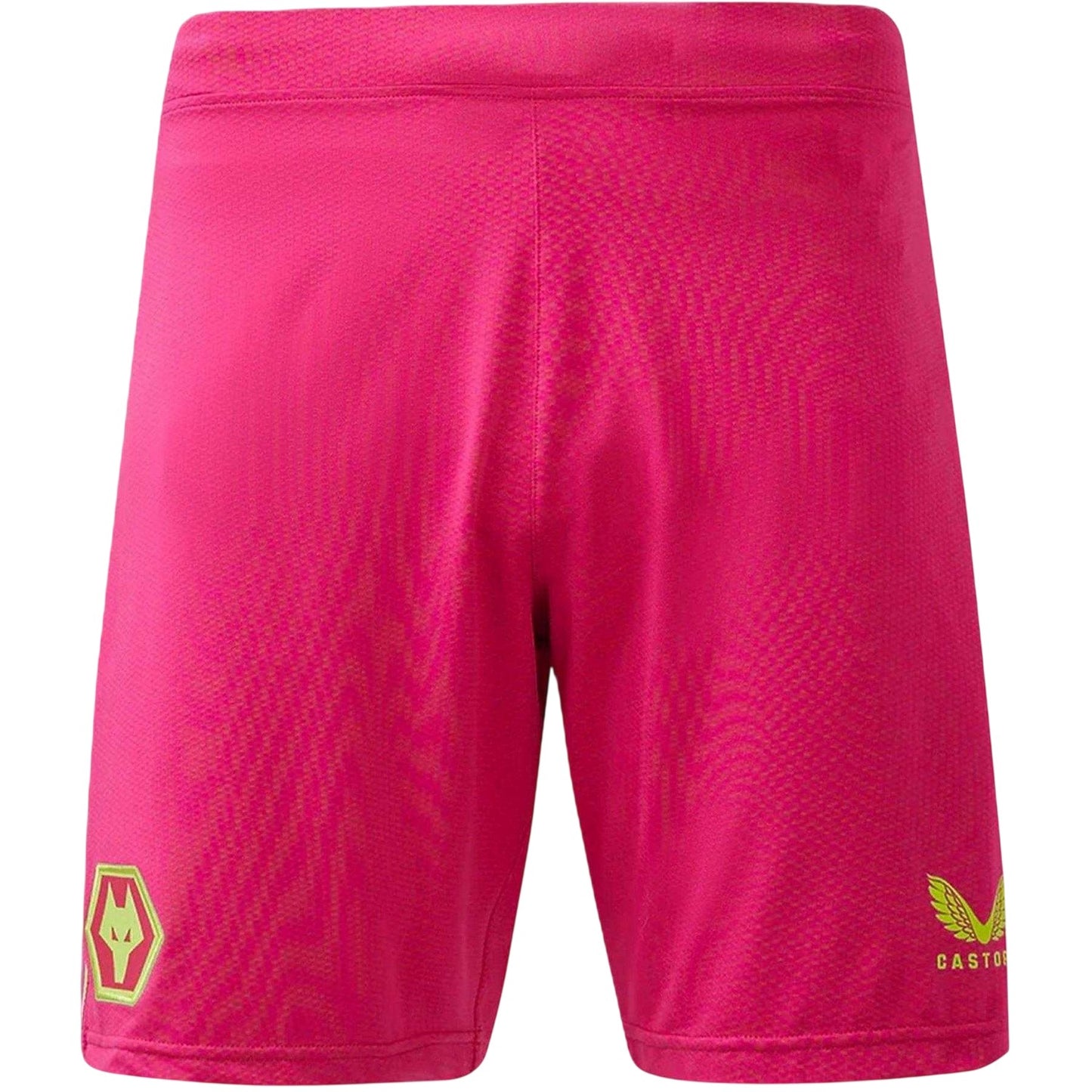 Beetroot Purple - Front - Castore Mens Wolves Goalkeeper Shorts
