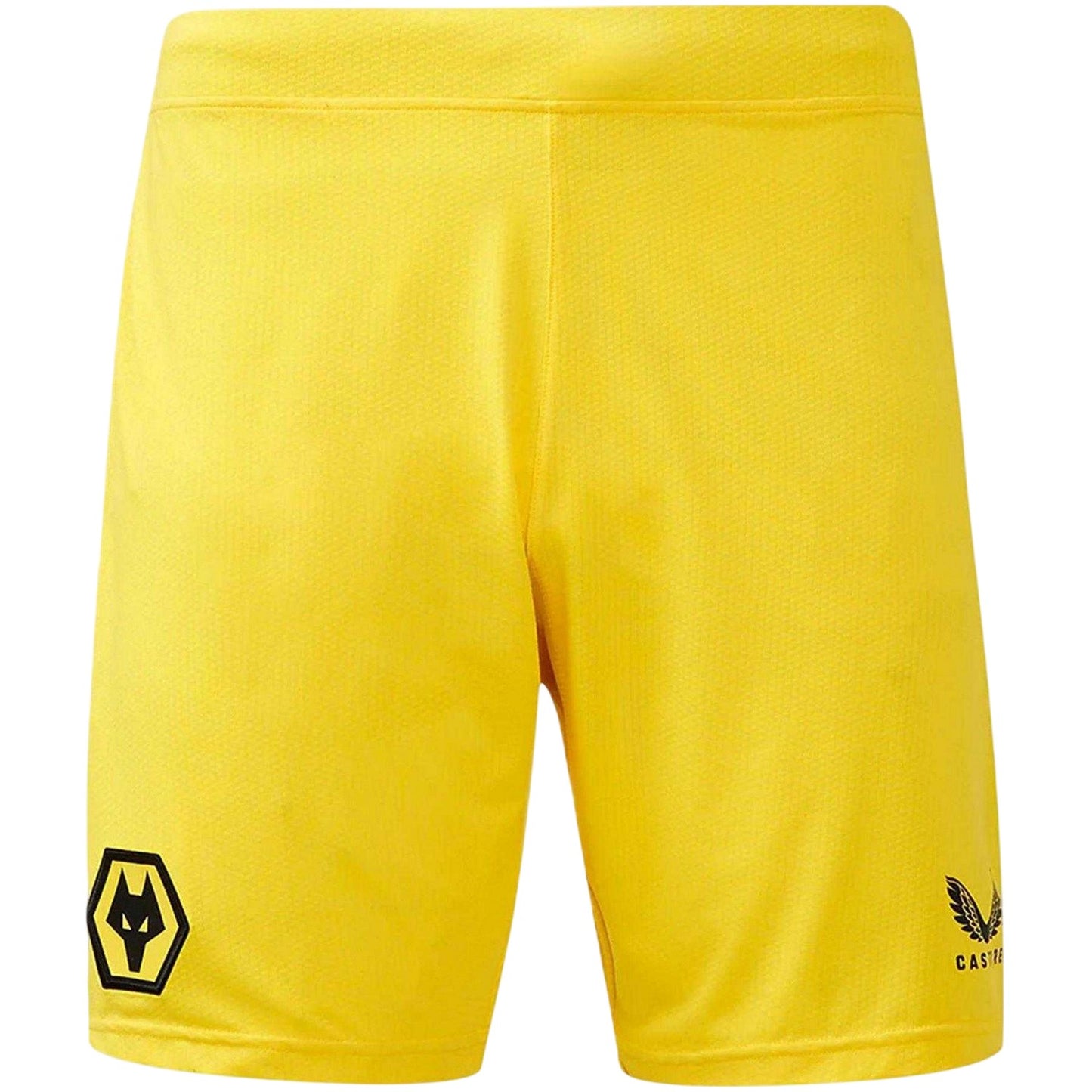 Blazing Yellow - Front - Castore Mens Wolves Goalkeeper Shorts