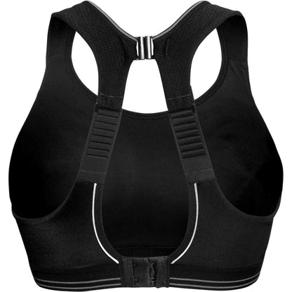 Black - Back - Ultimate Womens-Ladies Shock Absorber Sports Bra