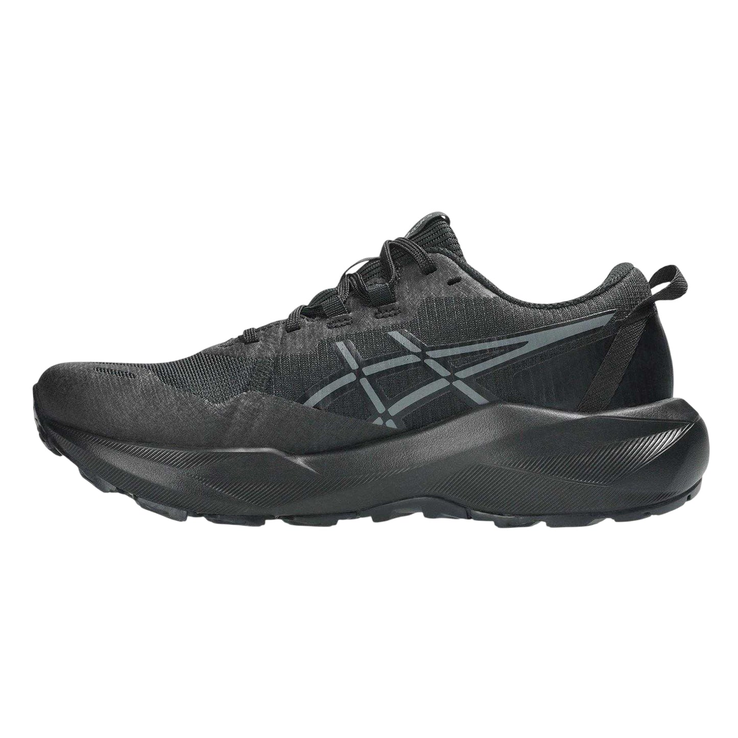 Black-Grey - Side - Asics Womens-Ladies Gel Venture 11 Running Trainers