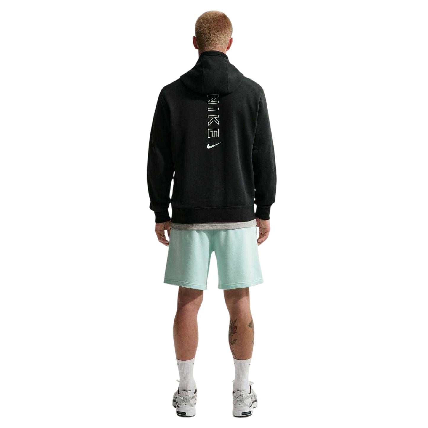 Light Blue - Back - Nike Mens City Side Fleece Shorts