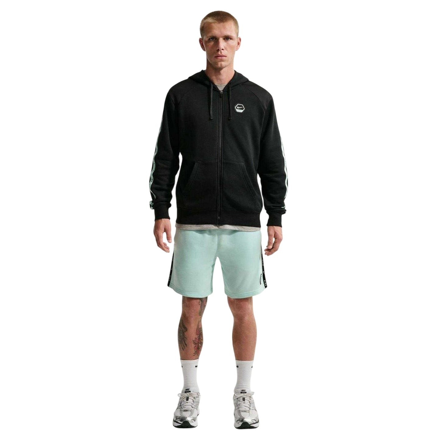 Light Blue - Lifestyle - Nike Mens City Side Fleece Shorts