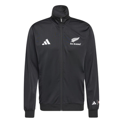 Black - Front - Adidas Mens Polyester Tracksuit Top