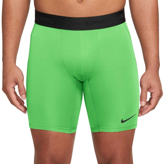 Lime Green - Front - Nike Mens Pro Dri-FIT Compression Shorts