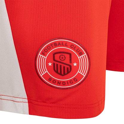 Red - Lifestyle - Sondico Childrens-Kids Team Shorts
