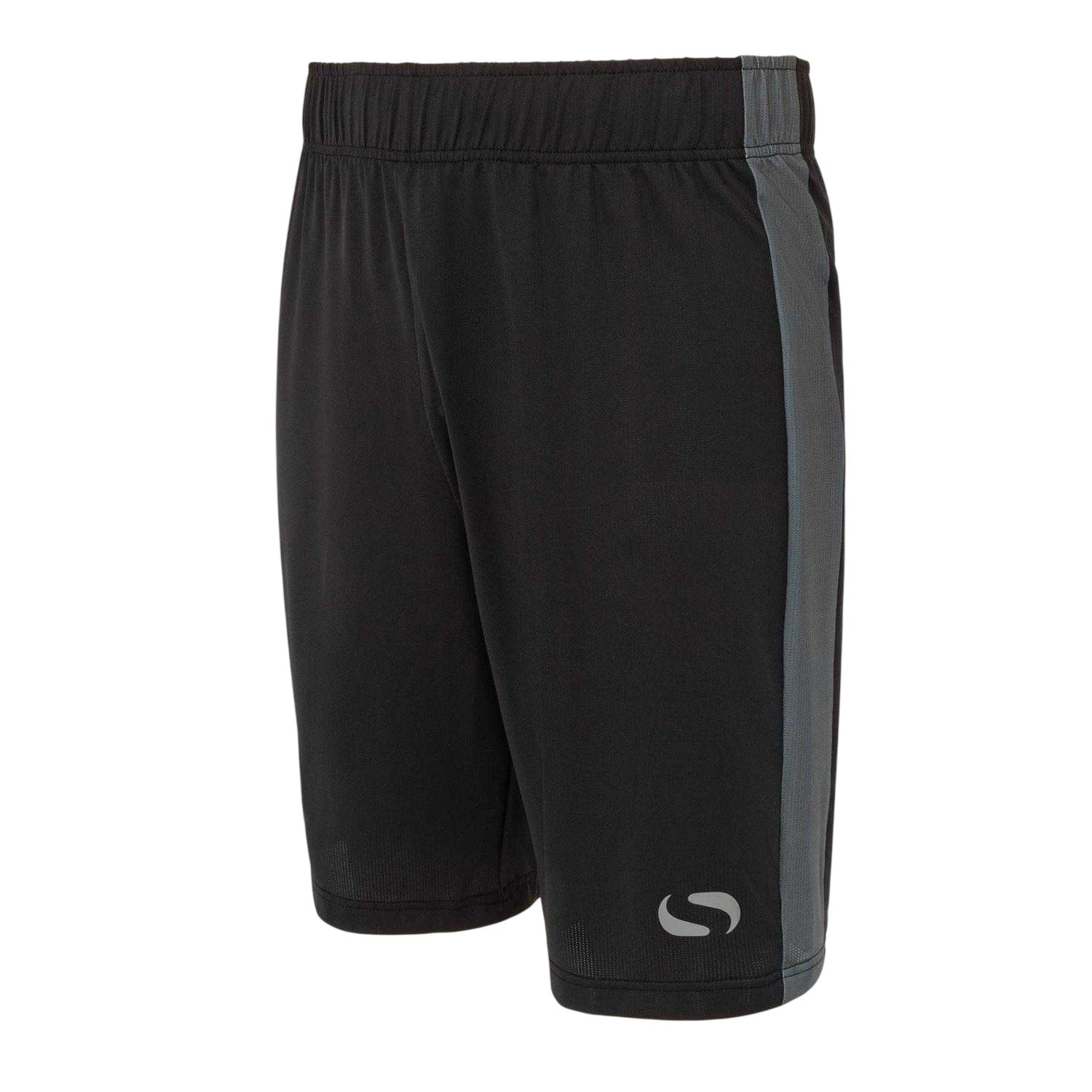 Black - Side - Sondico Childrens-Kids Team Shorts