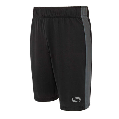 Black - Side - Sondico Childrens-Kids Team Shorts