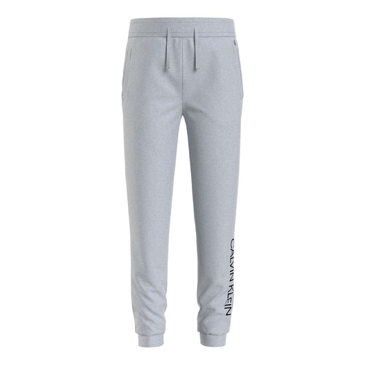 Grey - Front - Calvin Klein Childrens-Kids Logo Jogging Bottoms