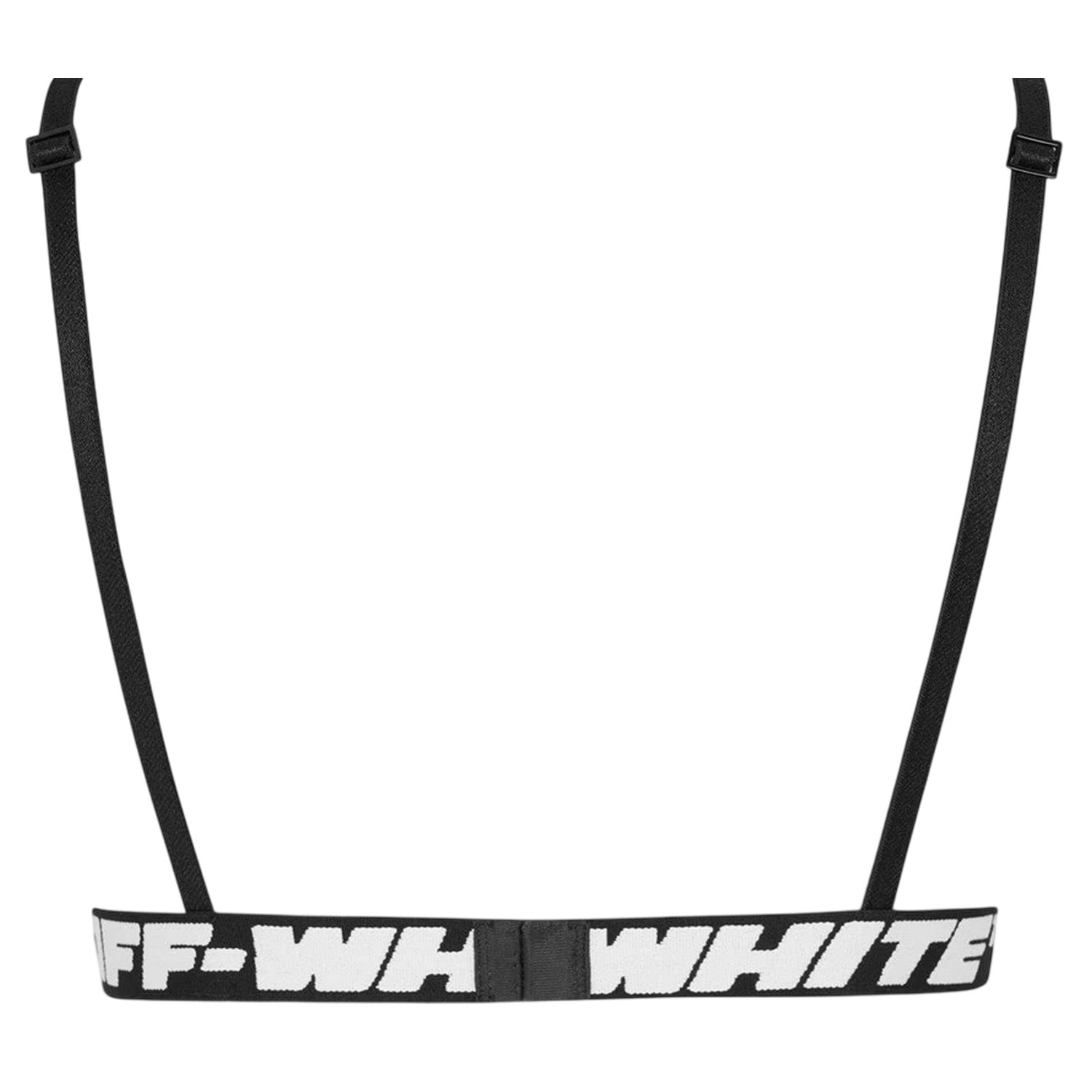 Black - Back - Off White Womens-Ladies Floral Lace Bralette