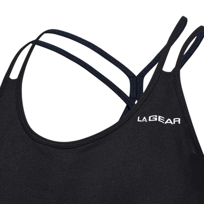 Black - Lifestyle - LA Gear Womens-Ladies Seamless Sports Bra