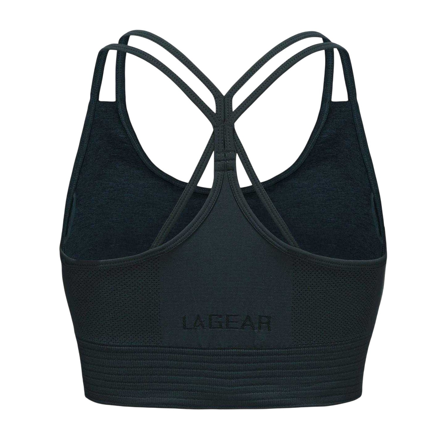 Forest Green - Back - LA Gear Womens-Ladies Seamless Sports Bra