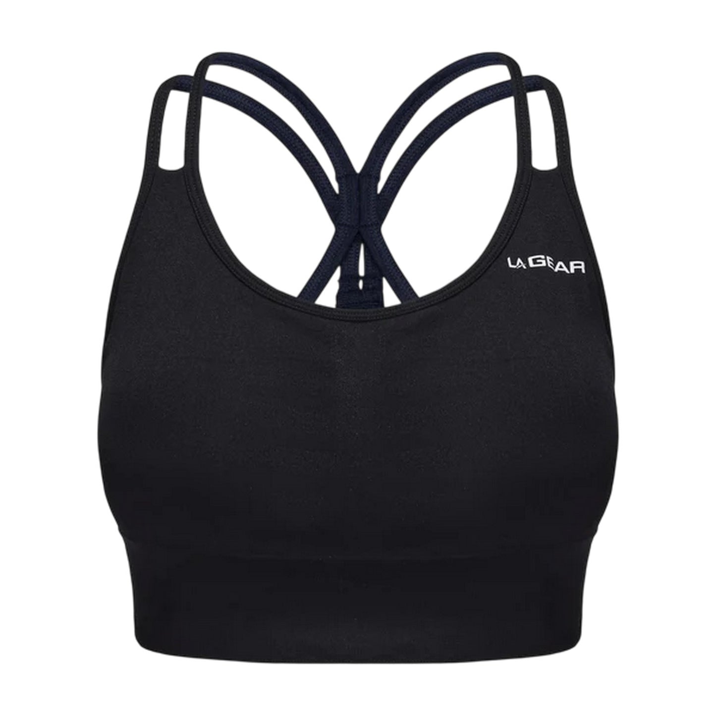 Black - Front - LA Gear Womens-Ladies Seamless Sports Bra