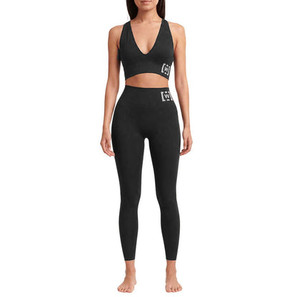 Black - Lifestyle - Wolford Womens-Ladies Ribbed Plunge Sports Bra