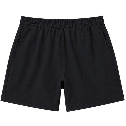 Black - Front - Lacoste Mens Logo Swim Shorts