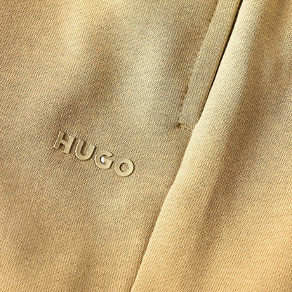 Medium Beige - Side - Hugo Mens Dayono Plain Shorts