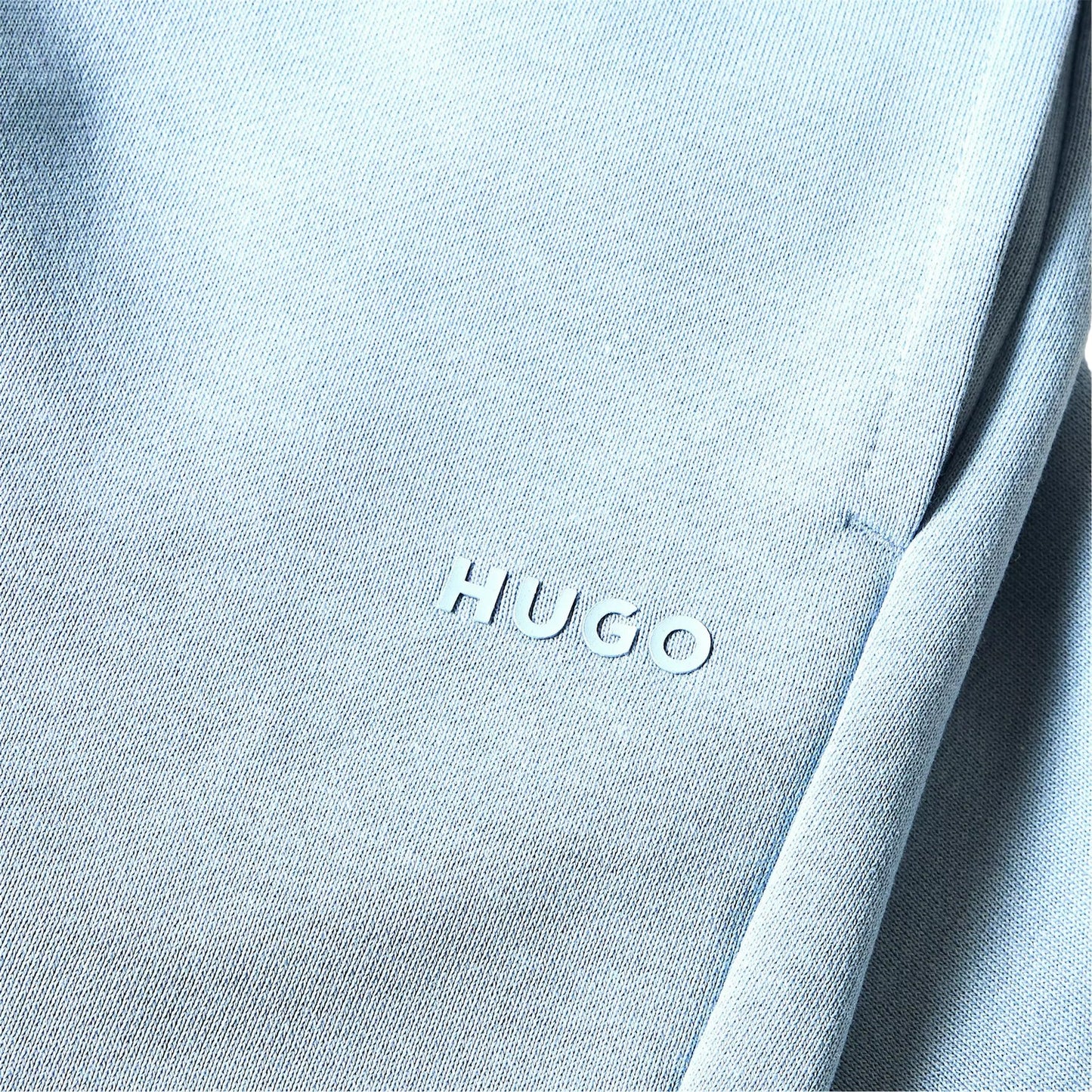 Medium Blue - Side - Hugo Mens Dayono Plain Shorts