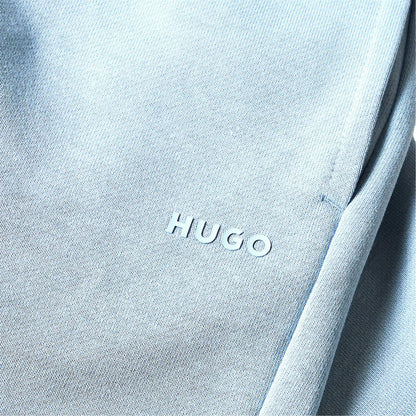 Medium Blue - Side - Hugo Mens Dayono Plain Shorts