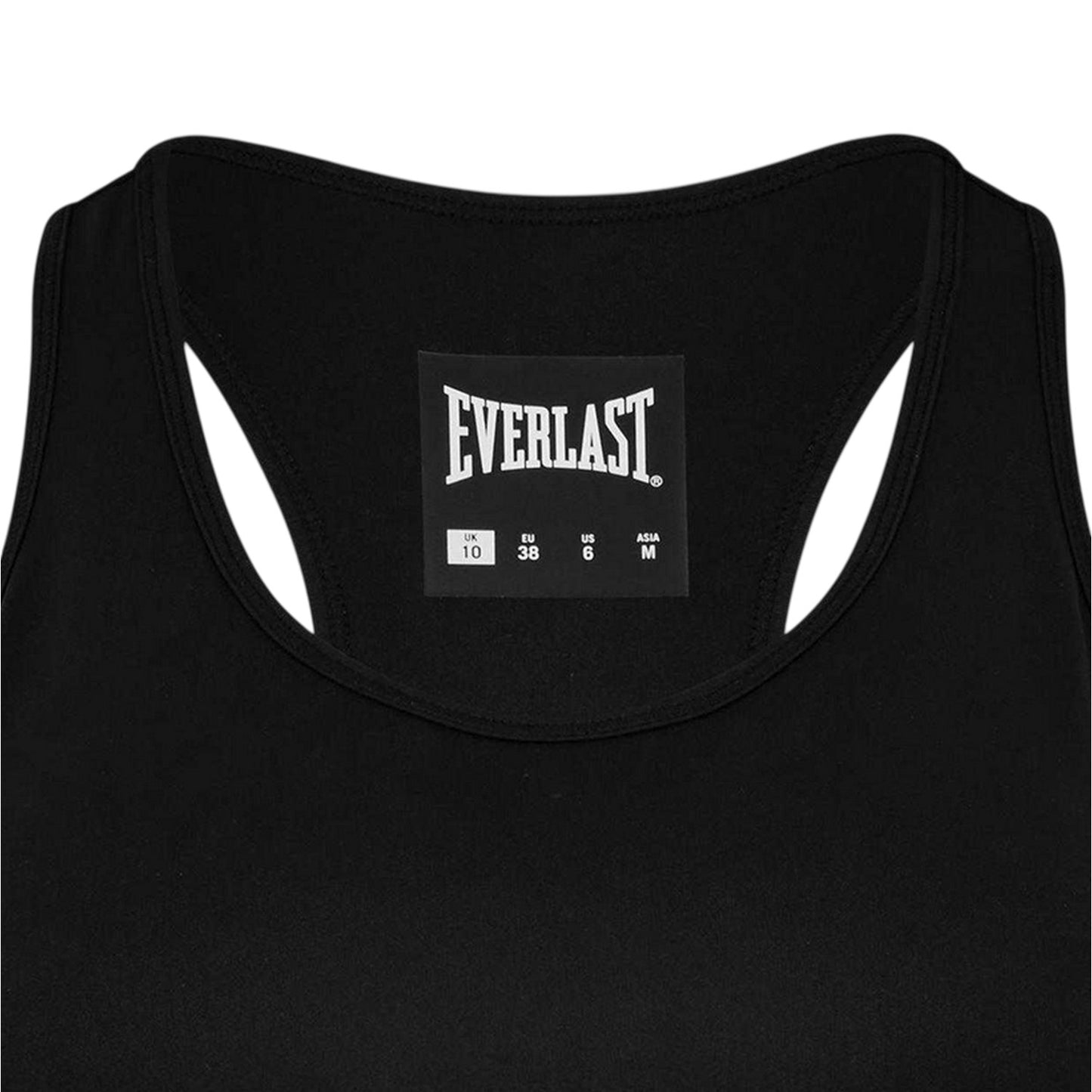 Black - Lifestyle - Everlast Womens-Ladies Nylon Sports Bra