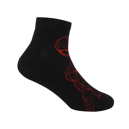Red-Blue - Pack Shot - Spider-Man Childrens-Kids Trainer Socks (Pack of 5)
