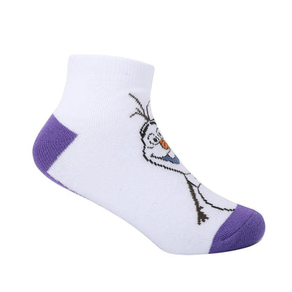 Frozen - Back - Frozen Childrens-Kids Trainer Socks (Pack of 5)