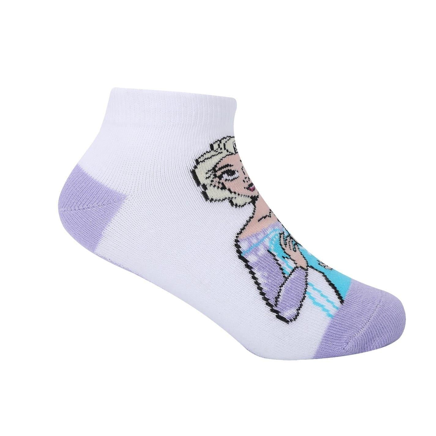 Frozen - Lifestyle - Frozen Childrens-Kids Trainer Socks (Pack of 5)