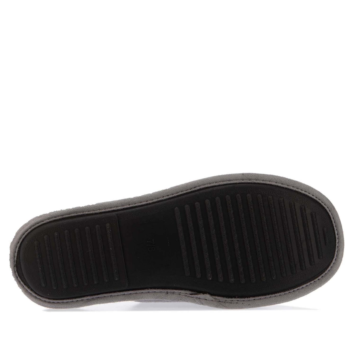 Grey - Side - Farah Unisex Adult Cullinan Mule Slippers