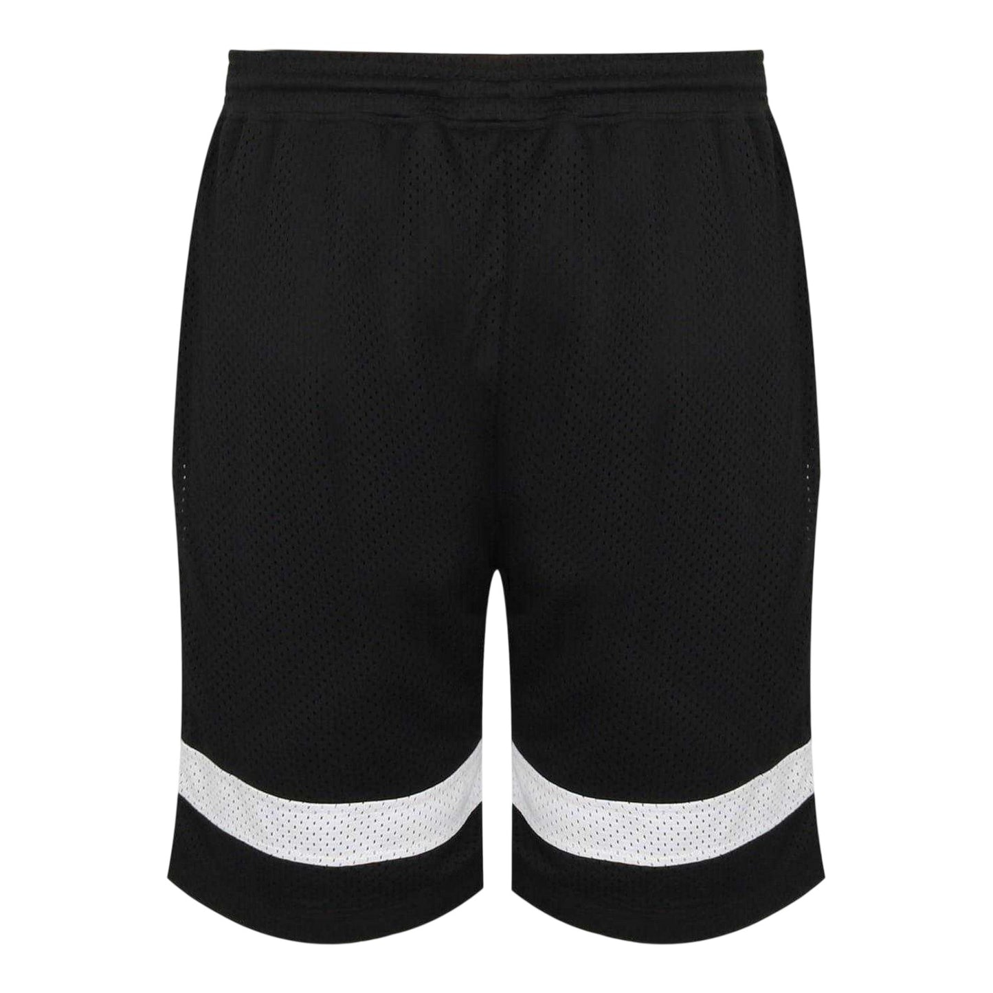 Black - Back - Everlast Mens NYC 19 Mesh Basketball Shorts
