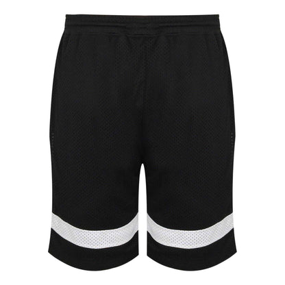 Black - Back - Everlast Mens NYC 19 Mesh Basketball Shorts