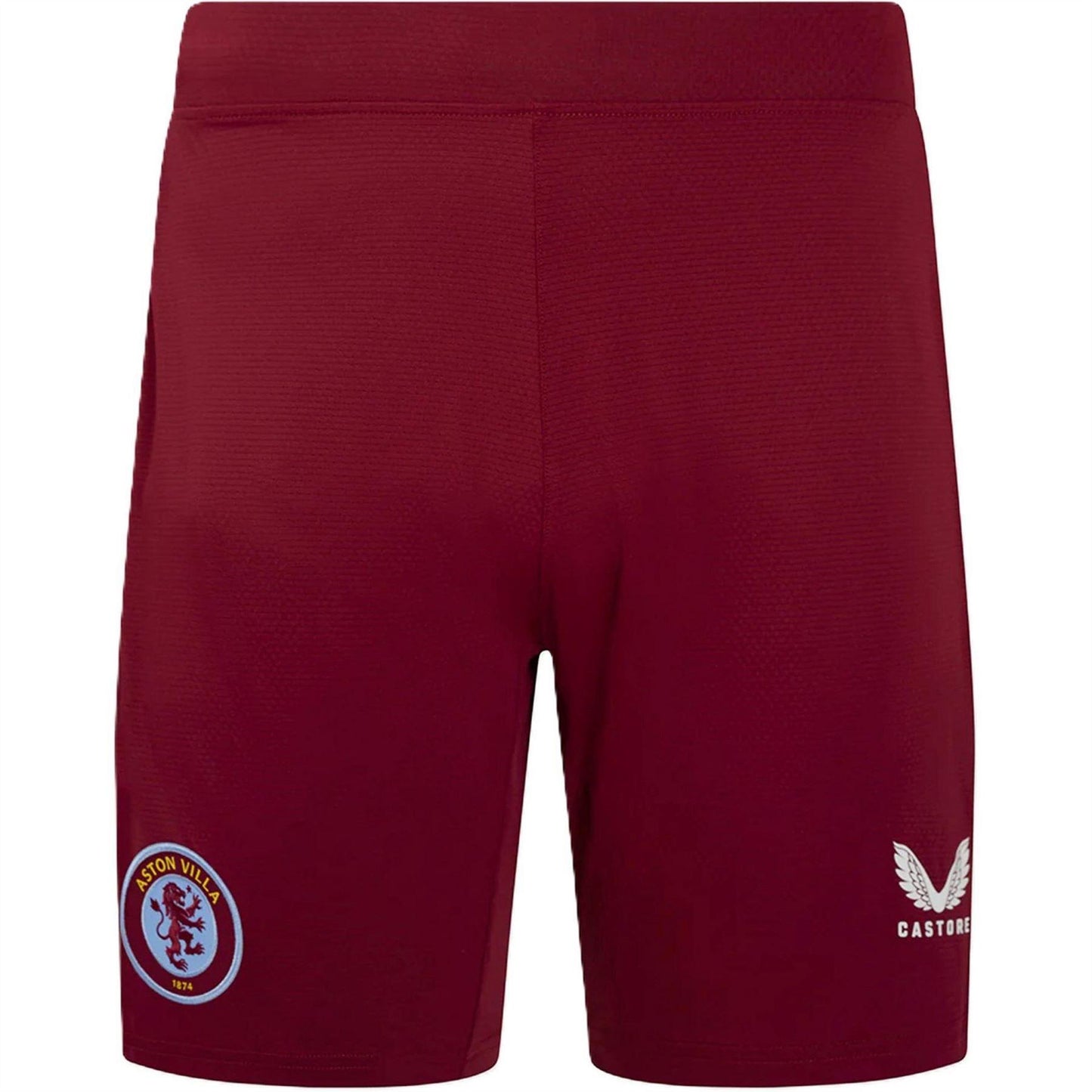 Red - Front - Castore Womens-Ladies Aston Villa FC Football Shorts