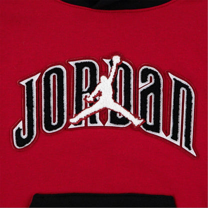 Red - Side - Nike Childrens-Kids Air Jordan Game Time Hoodie And Joggers Set