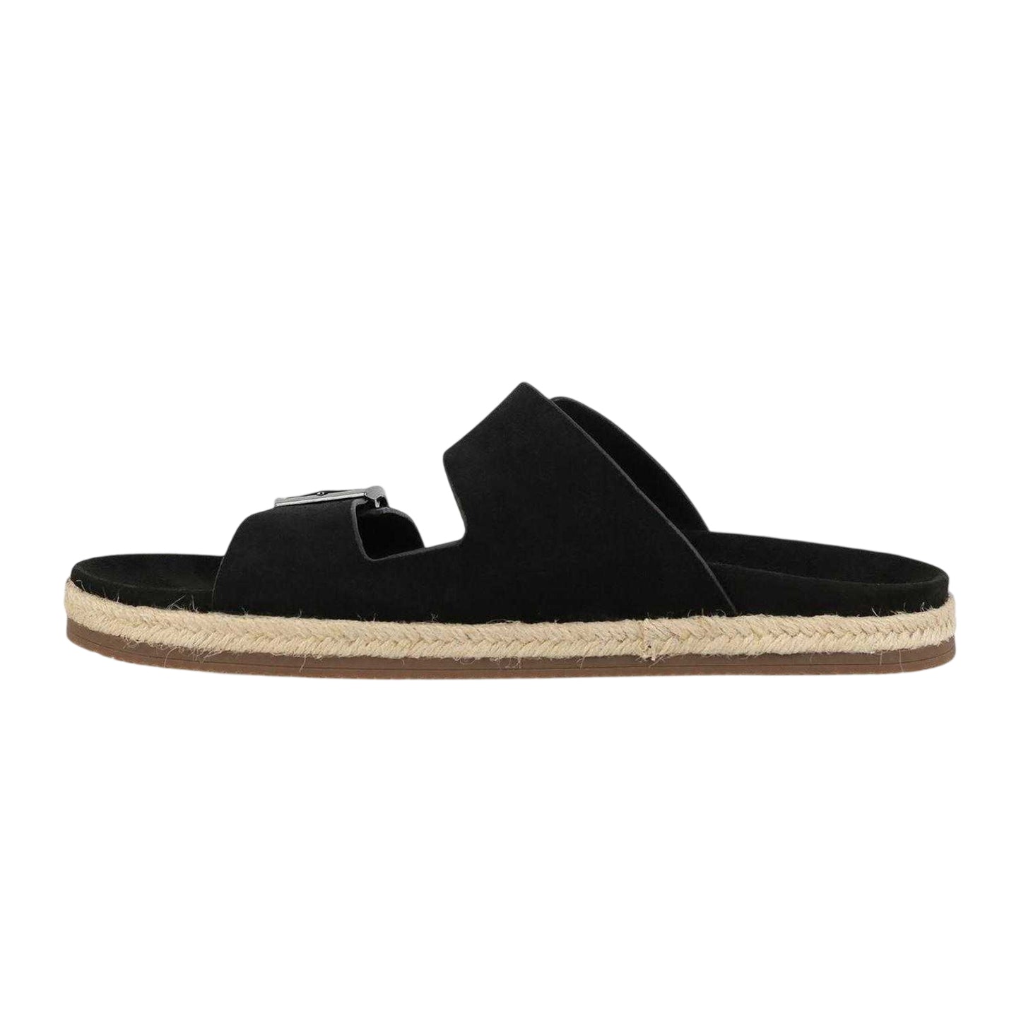 Black - Back - Jack Wills Mens Leather Slip-on Flat Sandals