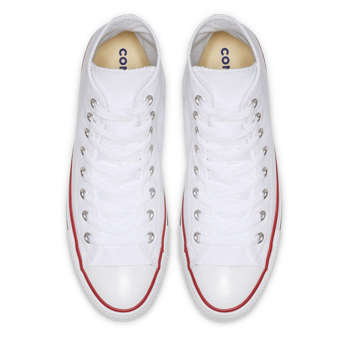 White - Side - Converse Womens-Ladies Chuck Classic Hi High Top Trainers