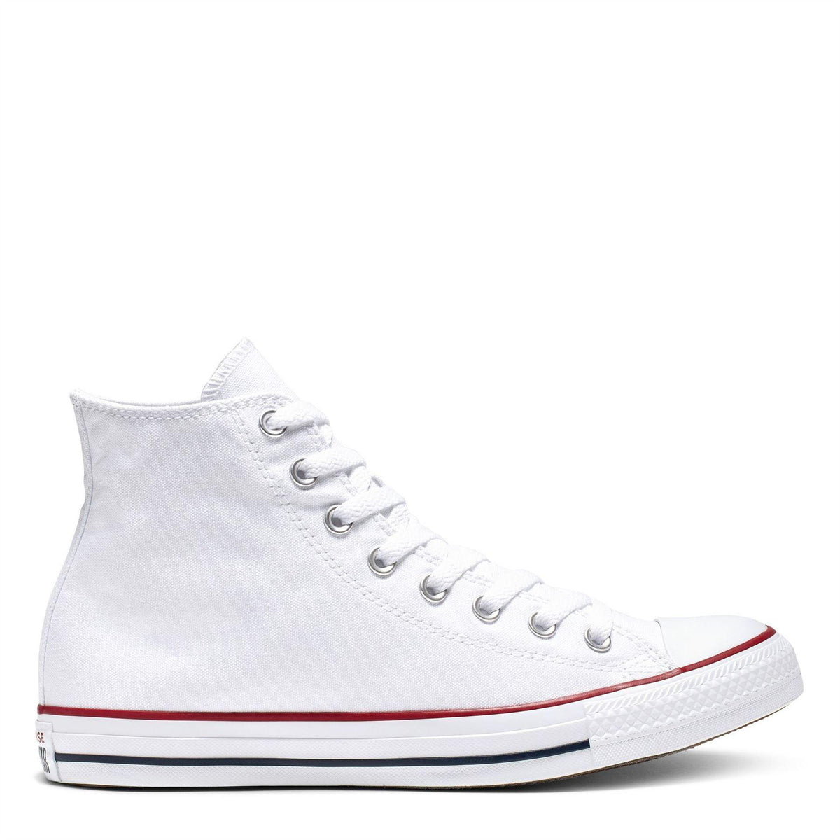 White - Lifestyle - Converse Womens-Ladies Chuck Classic Hi High Top Trainers