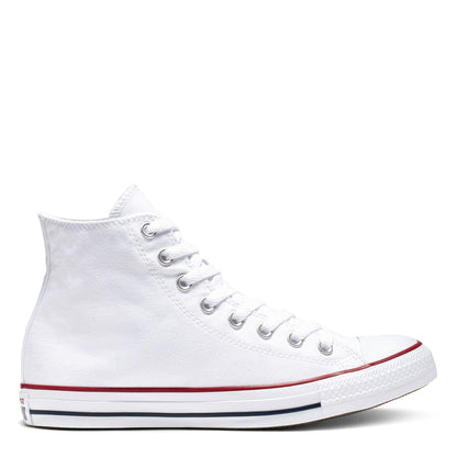 White - Lifestyle - Converse Womens-Ladies Chuck Classic Hi High Top Trainers