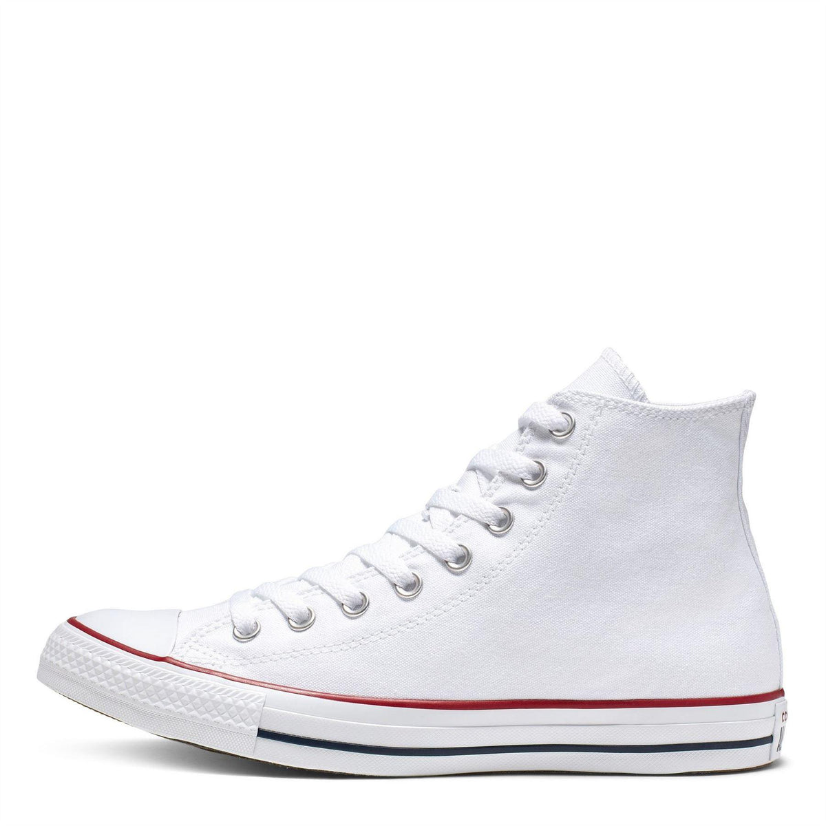 White - Pack Shot - Converse Womens-Ladies Chuck Classic Hi High Top Trainers