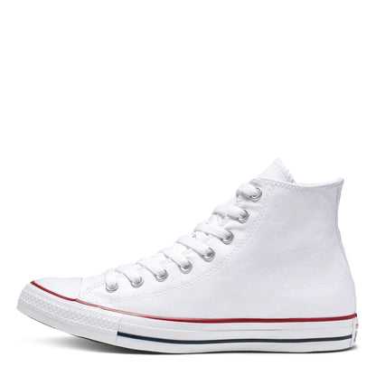 White - Pack Shot - Converse Womens-Ladies Chuck Classic Hi High Top Trainers