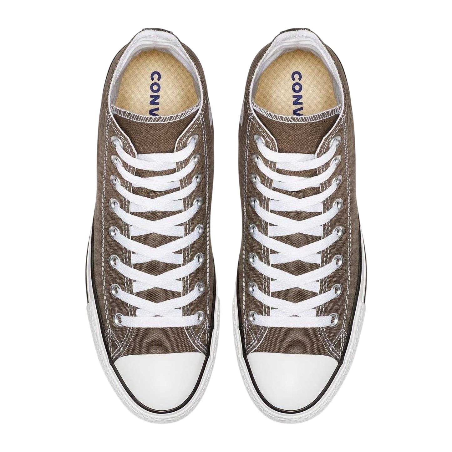 Charcoal - Side - Converse Womens-Ladies Chuck Classic Hi High Top Trainers