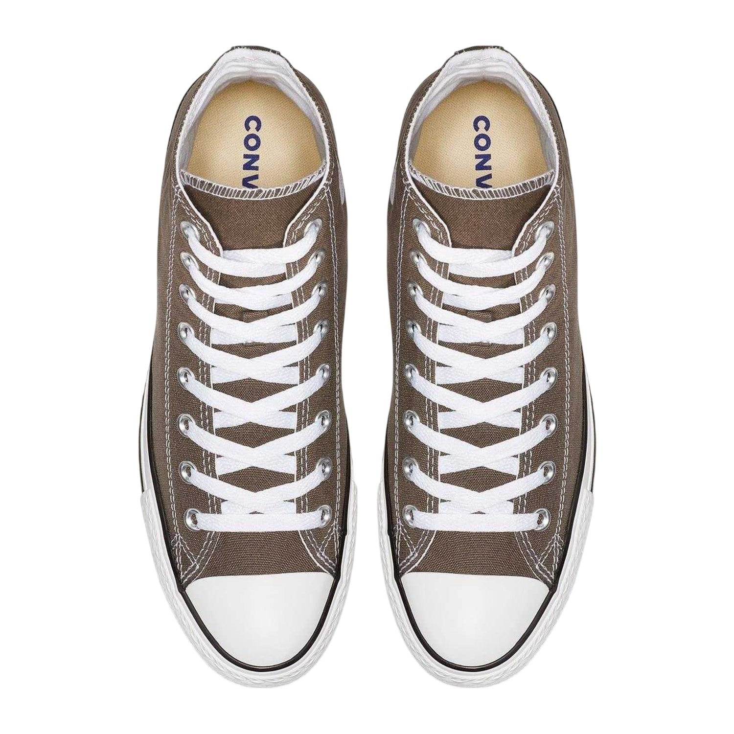 Charcoal - Side - Converse Womens-Ladies Chuck Classic Hi High Top Trainers