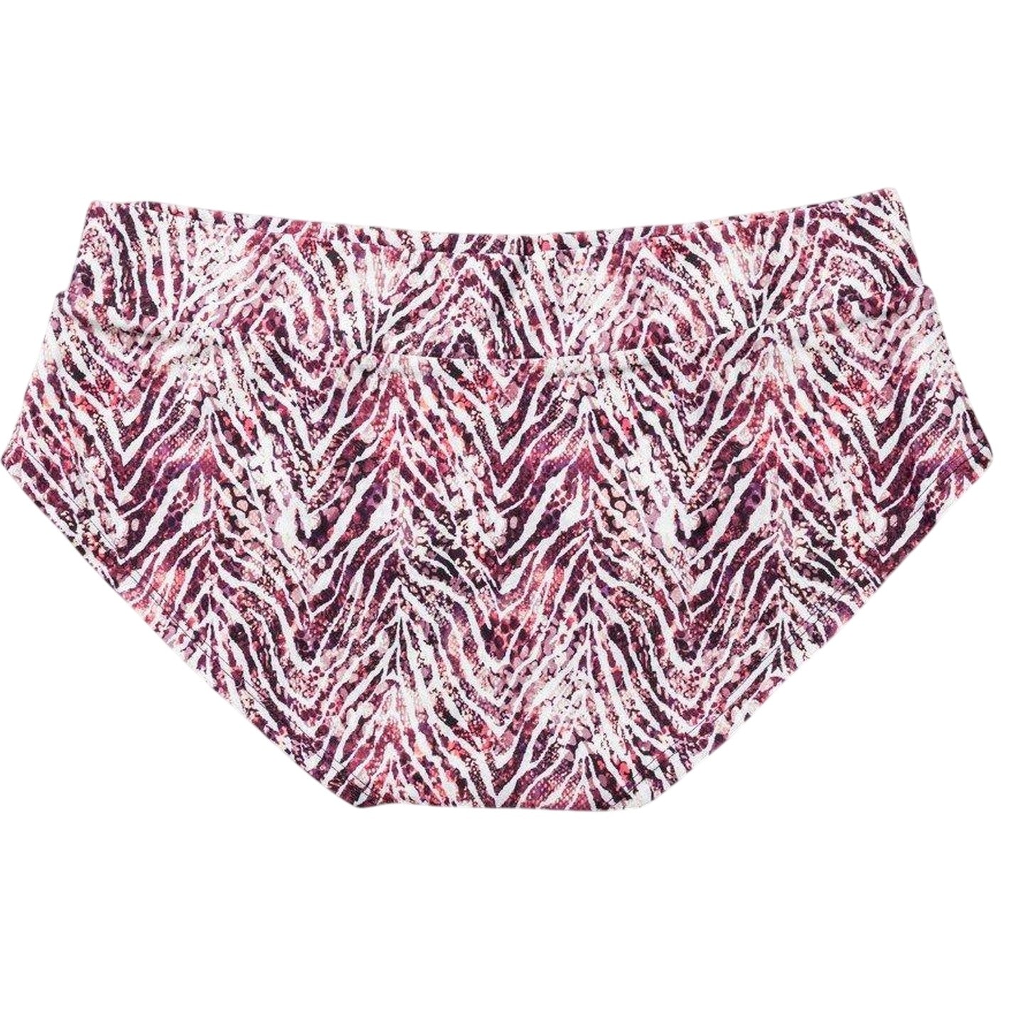 Pink - Back - Panos Emporio Womens-Ladies Animal Print Bikini Bottoms