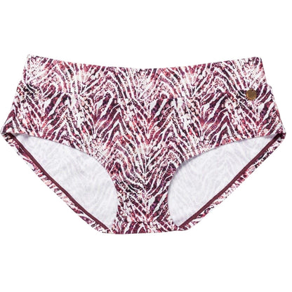 Pink - Front - Panos Emporio Womens-Ladies Animal Print Bikini Bottoms
