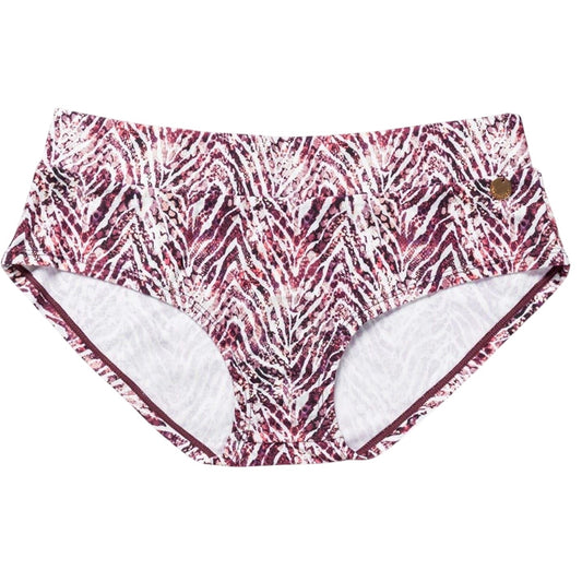 Pink - Front - Panos Emporio Womens-Ladies Animal Print Bikini Bottoms