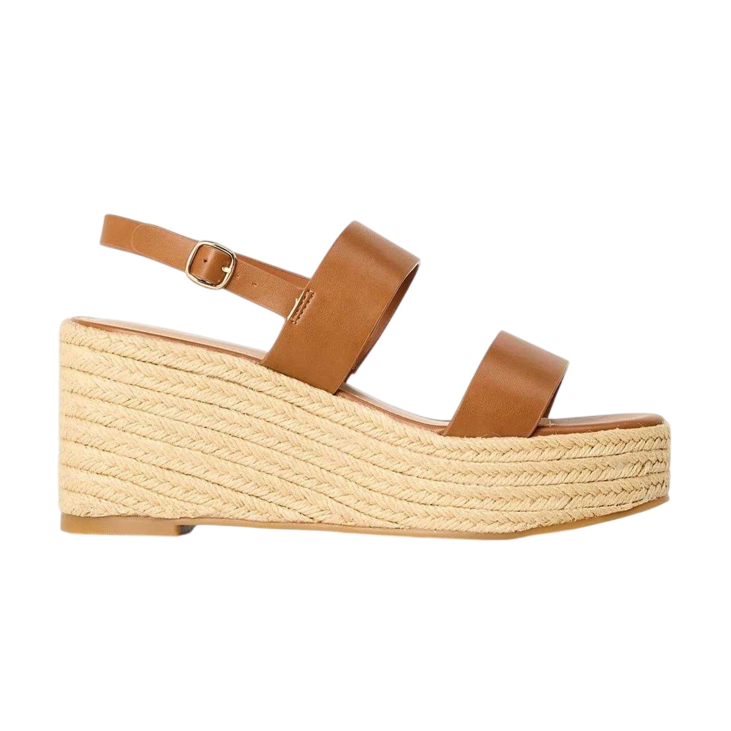 Brown - Front - Aldo Womens-Ladies Keoni Wedge Sandals