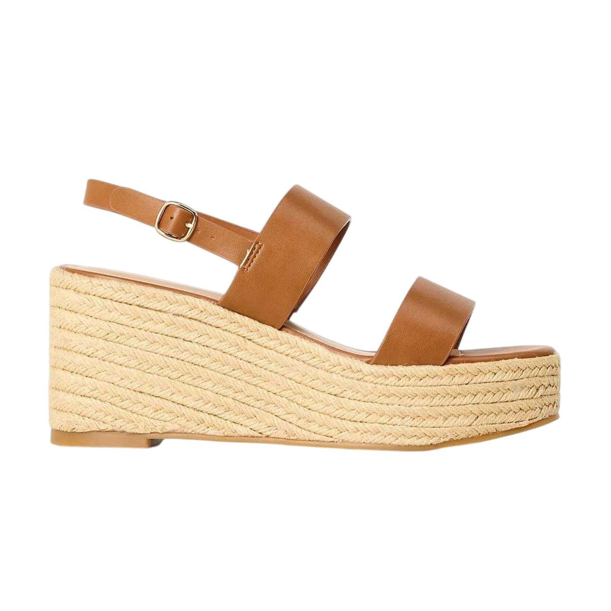 Brown - Front - Aldo Womens-Ladies Keoni Wedge Sandals