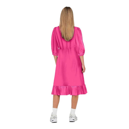 Fuchsia Purple - Lifestyle - Only Womens-Ladies Olivia Wrap Dress
