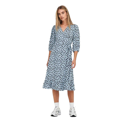 Blue Fog - Lifestyle - Only Womens-Ladies Regular Wrap Dress
